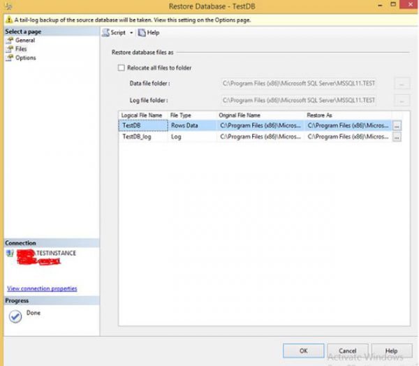 Cách khôi phục cơ sở dữ liệu trong MS SQL Server - HKT SOFT